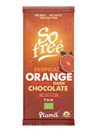 Die So Free Tropical Orange 60% von Plamil vereint die tropische Frische der Orange mit einer 60%-Schokolade. Das Ergebnis ist herrlich fruchtig-herb!