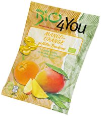 Bio4you °Mango Orange° Bonbons gefüllt, geben einen fruchtigen Geschmack. Perfekt für die Handtasche.