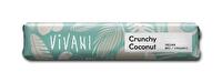 KokosliebhaberInnen aufgepasst: Der Crunchy Coconut Schokoriegel von Vivani ist ein ein zartschmelzener Schokoriegel aus heller Schokolade mit herrlich crunchigen Kokosflocken drin. Ein Genuss, wenn Ihr auf Kokos steht!