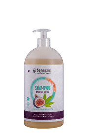 Das Shampoo Oriental Dream Family size von Benecos verwöhnt Dein Haar mit den besten Zutaten des Hanfs und der Feige! Das Bio-zertifizierte Shampoo kommt im preiswerten Vorteilspack daher und ist sehr sparsam in der Anwendung!