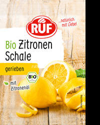 Die Bio Zitronenschalen von RUF sind die perfekte Alternative zu frischen Früchten. Die schonend gefriergetrockneten Zitronenschalen entfalten ein wunderbar herbes und fruchtiges Aroma, mit dem Du jedes Gebäck verfeinern kannst!