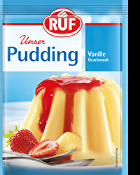 Der Pudding Vanille-Geschmack von RUF kommt im praktischen 5er-Pack daher und reicht locker für 2,5 Liter Pflanzendrink. Unglaublich vanillig im Geschmack - so, wie es sein muss!