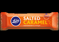 Der Salted Caramel - Riegel von Lubs auf Basis von Datteln vereint genau die richtige Portionierung von Zucker und Meersalt, die dem Riegel einen wirklich einmaligen Geschmack verleiht!