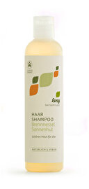Das ausgleichende Shampoo Sonnenhut und Brennnessel von Lenz Naturpflege kräftigt jedes Haar. Es schenkt ihm Glanz und Frische.