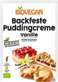 Die backfeste Puddingcreme Vanille von Biovegan ist der ideale Begleiter für den veganen Kuchenbäcker. Ob heiß oder kalt, sie ist leicht zuzubereiten und kann als Vanillefüllung im Backofen mitgebacken werden.