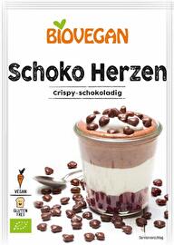 Die Schoko-Herzen von Biovegan mit dem leckeren Crisp - ein Genuss für alle veganen Kuchenbäcker! Vegan und günstig bei kokku kaufen!