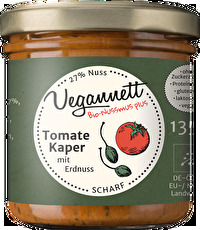 Der Aufstrich Tomate Kaper von Vegannett besonders raffiniert.