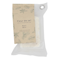 Die Seife - Fleur de Sel Basil Mint von Tranquillo vereint tolle Zutaten die deine Haut mit Feuchtigkeit versorgen und regenerieren.