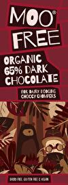 Der Premium Bar Dark 65% von Moo Free bietet beste, dunkle Schokolade auf 80 Gramm Schokotafel! Für echte vegane Schokoladenliebhaber unbedingt zu empfehlen!