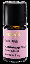Der duftende Muntermacher - Stimmungshoch Aromamischung von Farfalla - mit den ätherischen Ölen von Bergamotte und Vanille erinnert uns auch an dunklen Tagen an die Sonnenseite des Lebens.