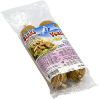Der authentische Geschmack dieser pflanzlichen Dinki Bratwurst Vegilat von Soyana erinnert an Knacker und überzeugt auf ganzer Linie!