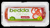 Der Geschmack der Röllchen Paprika von Bedda steht seiner tierischen Alternative in nichts nach.