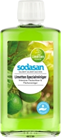 Der konzentrierte Limetten Spezialreiniger von Sodasan enthält natürliche Terpene der Citrusfrucht und entfernt hartnäckige Verschmutzungen von Teppichen, Textilien, Polstern und allen wischbaren Oberflächen.