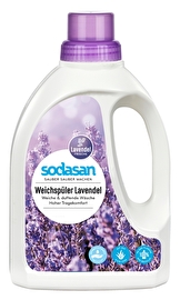 Der Weichspüler Lavendel ist die ideale Ergänzung zu den Sodasan Waschmitteln.