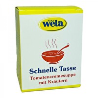 Die Tomatencremesuppe °Schnelle Tasse° von Wela ist aromatisch, fruchtig und super schnell zubereitet.