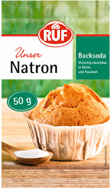 Das Natron von RUF kann als Backtriebmittel jeglicher Art verwendet werden.