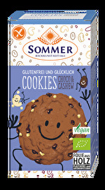 6 einzelne Schoko-Cashew-Cookies von Sommer in der praktischen Faltschachtel - lecker und ideal für unterwegs! Jetzt günstig bei kokku im veganen Onlineshop kaufen!
