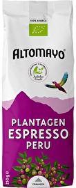 Der Bio Plantagen Espresso von Altomayo ist rein, fein und edelfruchtig.