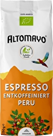 Der entkoffeinierte Espresso von Altomayo wird Dir zu jeder Zeit eine genussvolle kleine Auszeit schenken.