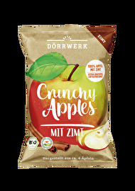 Bio-Crunchy Apples Zimt von Dörrwerk sind super knusprig, super fruchtig und herrlich verfeinert mit einer Prise Zimt.