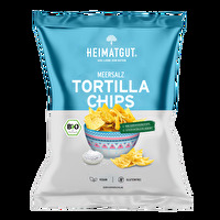 Die BIO Tortilla Chips mit Meersalz von Heimatgut kommen gänzlich ohne künstliche Aromen und Zusatzstoffe aus.