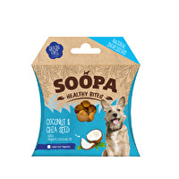 Hundedrops Healthy Bites Coconut & Chia Seed von Soopa: getreidefreie, hypoallergene Leckerbissen für Deinen Vierbeiner.
