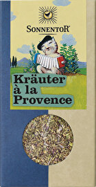 Die Kräuter à la Provence von Sonnentor bringt französische Raffinesse auf den Tisch! leicht zu würzen und mit einem unvergleichlichem Geschmack!