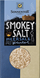 Das Smokey Salt-Rauchsalz von Sonnentor - perfektes Rauchsalz für Dein nächstes Grillen. Jetzt günstig bei kokku im Veganshop bestellen!