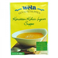 Die Wela Gourmet Karotten-Kokos-Ingwer Suppe ist im Nu zubereitet.