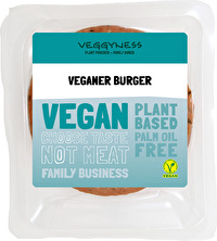 Mit allen Fans von veganen Burgern, die aber keinen Körnerklops auf dem Brötchen lieben, hat veggyness jetzt Erbarmen und beschenkt sie mit dem veganen Burger aus Seitan.
