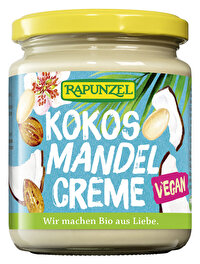 Exotischer Sommergenuss auf's Brot - das ist der Kokos Mandel Creme Aufstrich von Rapunzel!