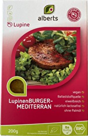 Der mediterrane Lupinenburger von Alberts bringt dir den Geschmack des Mittelmeerraums auf den Tisch. Jetzt günstig bei kokku!