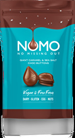 Mit den Caramel & Sea Salt Giant Buttons von Nomo kannst du ab sofort dich und deinen Besuch glücklich machen.
