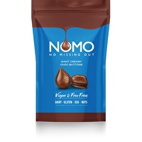 Die Creamy Giant Buttons von Nomo sind der perfekte Snack für Zwischendurch und unterwegs.