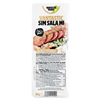 Die geräucherte Salami von Vantastic Foods lässt als Aufschnitt das Brot vor Freude in Scheiben zerfallen! Jetzt bei kokku, deinem Veganshop, kaufen!