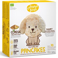 Der easy Pancake Mix Classic von cultured foods rettet dein morgendliches Frühstück, wenn dein Kühlschrank mal wieder wenig herzugeben hat.