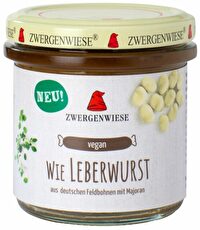 Veganer Leberwurst Genuss °Wie Leberwurst° von Zwergenwiese für deine deftige Brotzeit.