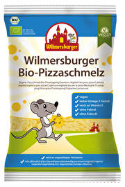 Der kräftige Wilmersburger Pizzaschmelz: Ideal für Pizza und alles, was du mit pflanzlichem Schmelz überbacken willst. Vegan und günstig bei kokku kaufen!