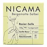 NICAMA Rasierseife Bergamotte-Salbei enthält ausschließlich Inhaltsstoffe höchster Qualität.