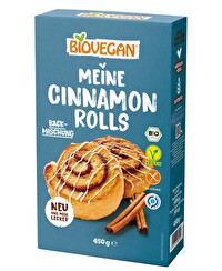 Die neue Backmischung für Cinnamon Rolls von BioVegan lässt dich das beliebte Gebäck in kürzester Zeit vegan und glutenfrei herstellen.