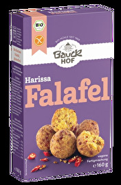 Einfache Falafel sind Dir zu langeweilig? Mit der Falafel Harissa Fertigmischung von BauckHof holst du Falafel mit einem pikanten Schärfekick nach Hause!