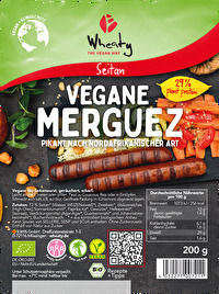 In der französischen und südländischen Küche bereits nicht mehr wegzudenken, nun auch endlich als vegane Variante von Wheaty - die Merguez.