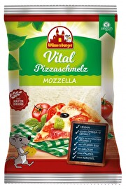 Der Pizzaschmelz Vital Mozzella von Wilmersburger lässt den Traum für jeden wahr werden, der gerne einen Mozzarella-Ersatz auf seiner Pizza hätte.
