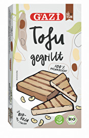 Mit dem gegrillten Tofu von GAZI kriegst du Tofu Genuss ist kürzester Zeit.