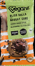 Die Bliss Balls Nougat Core von Veganz schmecken genauso hervorragend wie sie aussehen.