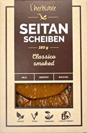 Die Seitan Scheiben Classico Smoked von l'herbivore verfeinern mit ihrem satten Raucharoma wirklich jedes Gericht.