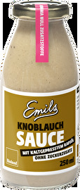 Die Knoblauch Sauce von Emils ist die perfekte Begleitung für jedes Grillfest.