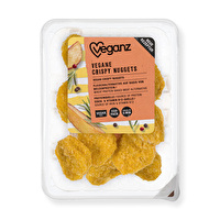 Die veganen Crispy Nuggets von Veganz sehen nicht nur aus wie das fleischige Original, sondern schmecken auch noch ungewöhnlich fleischig.