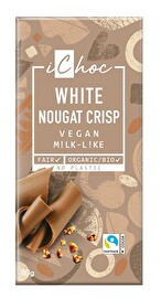Die White Nougat Crisp von iChoc kommt jetzt nicht nur mit neuem Design, sondern auch mit neuer Rezeptur um die Ecke.