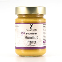 Der Hummus Ingwer von Sanchon verschafft dir ein ganz besonderes Geschmackserlebnis.